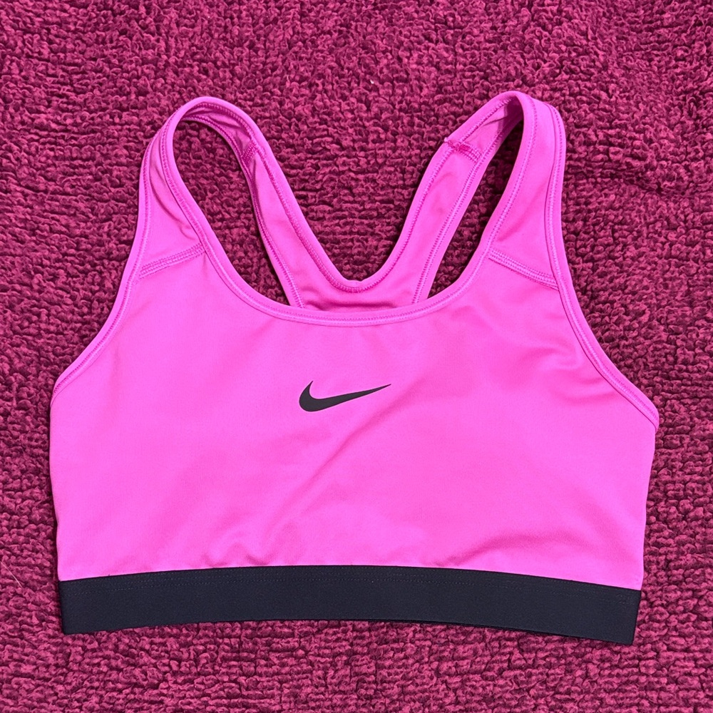 Nike Pink Dri-Fit Sports Bra | Medium Support